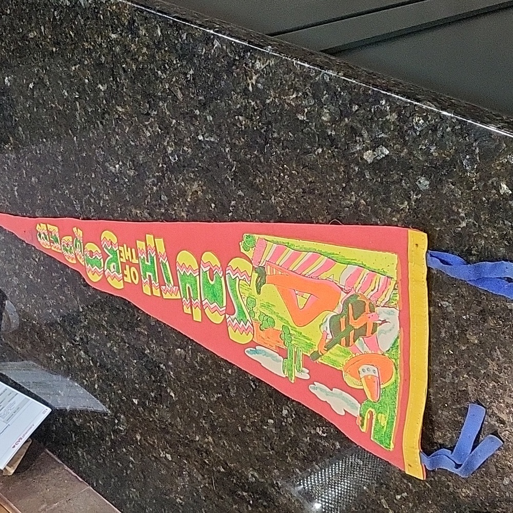 Vintage Pedro's South of the Border Pennant South Carolina